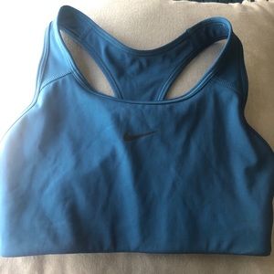 Deep blue nike sports bra size small